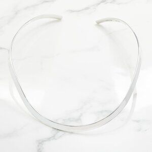 Fine Silver Choker Necklace